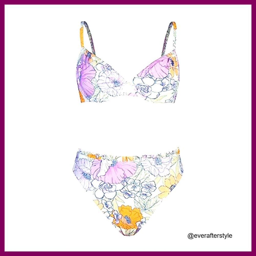 Polyester Bikini Set With Underwire Push Up High … - image 5